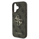 Kryt Guess 4G BIG LOGO pro iPhone 16 - hnědý