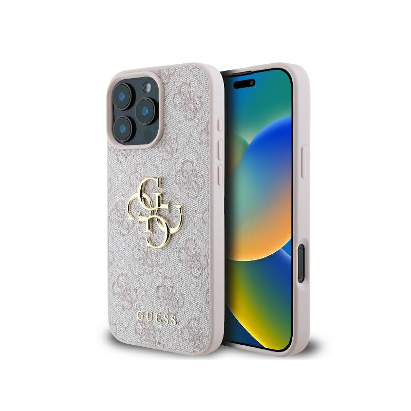 Kryt Guess 4G Big Logo pro iPhone 16 Pro Max - růžová