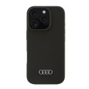 Kryt Audi pro iPhone 16 Pro - černá/černá