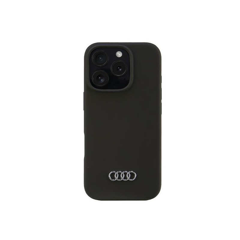 Kryt Audi pro iPhone 16 Pro - černá/černá