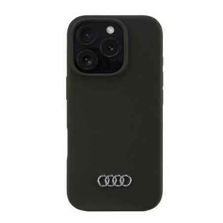 Kryt Audi pro iPhone 16 Pro - černá/černá