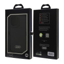 Kryt Audi pro iPhone 16 Pro - černá/černá