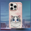 Kryt Nimmy BIG EYED PET 2.0 pro iPhone 16 Pro - růžová