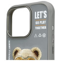 Kryt Nimmy COOL&FUTE 2.0 Bear iPhone 16 Pro – šedá