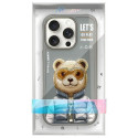 Kryt Nimmy COOL&FUTE 2.0 Bear iPhone 16 Pro – šedá