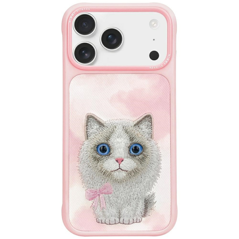Kryt Nimmy NIMMY BIG EYED PET 2.0 pro iPhone 17 Pro Max - růžová