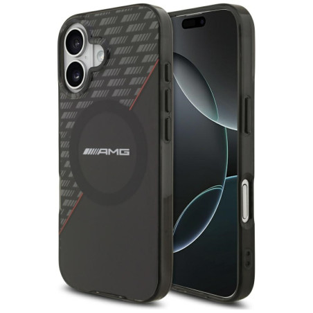 Kryt Mercedes AMG Double Layer pro iPhone 17 - černá/červená