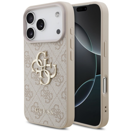Kryt Guess 4G BIG LOGO pro iPhone 17 Pro – pink