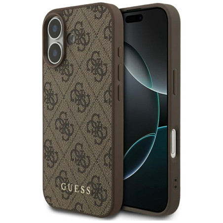 Kryt Guess 4G CLASSIC Case pro iPhone 17 - hnědý