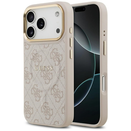 Kryt Guess 4G PU Classic Logo iPhone 17 Pro pink
