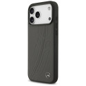 Kryt Mercedes LAUREL MagSafe pro iPhone 17 Pro Max černá/šedá