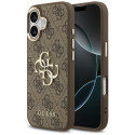 Kryt Guess 4G BIG 4G Classic Logo pro iPhone 17 - hnědá/zlatá