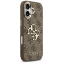 Kryt Guess 4G BIG 4G Classic Logo pro iPhone 17 - hnědá/zlatá
