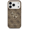 Kryt Guess 4G Big 4G Classic Logo iPhone 17 Pro Max - hnědá/zlatá