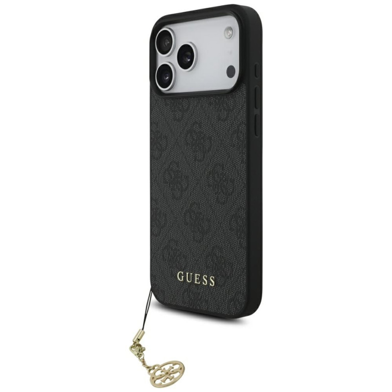 Kryt Guess 4G CHARMS COLLECTION MagSafe pro iPhone 17 Pro Max - black