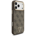Kryt Guess Triangle Logo MagSafe iPhone 17 Pro Max - hnědá/zlatá