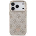 Kryt Guess 4G Triangle Logo pro iPhone 17 Pro - růžové zlato