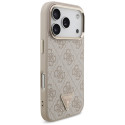 Kryt Guess 4G Triangle Logo pro iPhone 17 Pro - růžové zlato