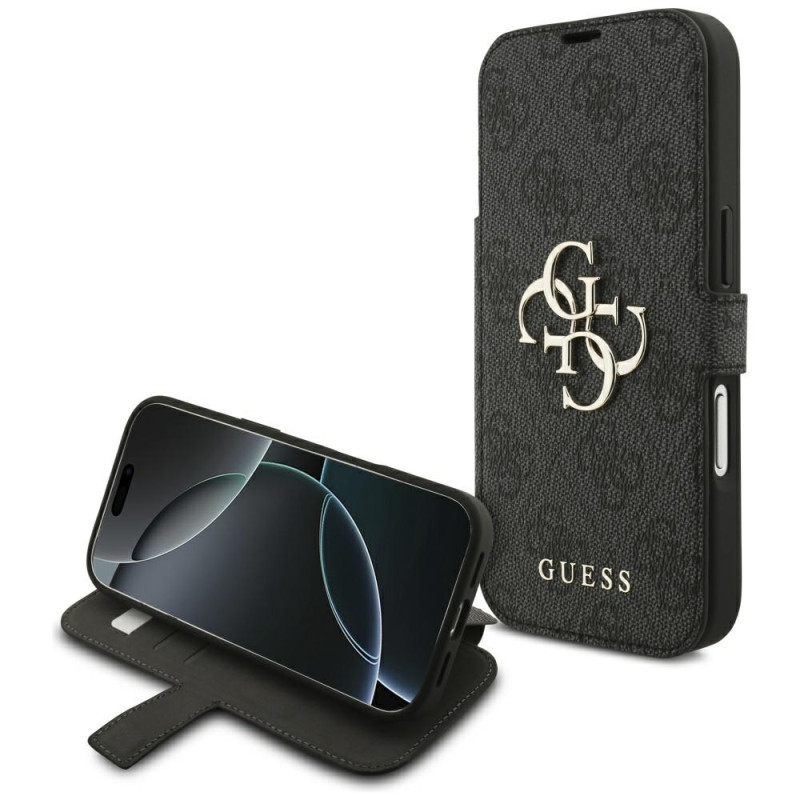 Kryt Guess 4G Metal Logo pro iPhone 17 Pro - černý