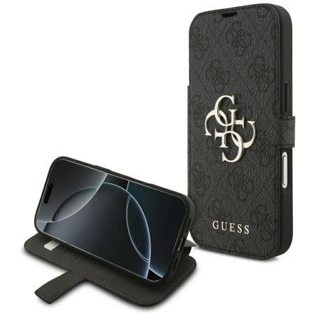 Kryt Guess 4G Metal Logo pro iPhone 17 Pro – černý