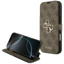 Kryt Guess 4G METAL LOGO pro iPhone 17 Pro Max - hnědý