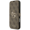 Kryt Guess 4G METAL LOGO pro iPhone 17 Pro Max - hnědý