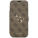 Kryt Guess 4G METAL LOGO pro iPhone 17 Pro Max - hnědý