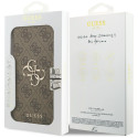 Kryt Guess 4G METAL LOGO pro iPhone 17 Pro Max - hnědý