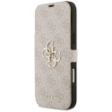 Kryt Guess 4G Metal Logo iPhone 17 Pro Max - růžový