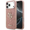 Kryt Guess Fixed Glitter Big 4G iPhone 17 Pro Max - růžová