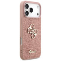 Kryt Guess Fixed Glitter Big 4G iPhone 17 Pro Max - růžová