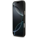 Kryt Guess Peony Hot Stamp MagSafe iPhone 17 Pro Max černý