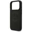 Kryt Mercedes Leather Vintage Logo MagSafe iPhone 17 Pro - černý
