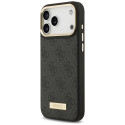 Kryt Guess 4G Logo Plate MagSafe iPhone 17 Pro Max black