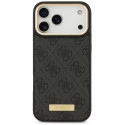 Kryt Guess 4G Logo Plate MagSafe iPhone 17 Pro Max black