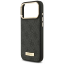 Kryt Guess 4G Logo Plate MagSafe iPhone 17 Pro Max black