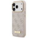 Kryt Guess 4G LOGO PLATE pro iPhone 17 Pro – pink