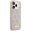 Kryt Guess 4G LOGO PLATE pro iPhone 17 Pro – pink