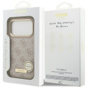 Kryt Guess 4G LOGO PLATE pro iPhone 17 Pro – pink