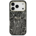 Kryt Guess Python Pattern MagSafe pro iPhone 17 Pro - černý