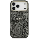 Kryt Guess PYTHON PATTERN MagSafe pro iPhone 17 Pro Max - černý