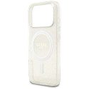 Kryt Guess IML Glitter Pearl iPhone 17 Pro - transparentní