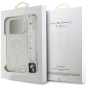 Kryt Guess IML Glitter Pearl iPhone 17 Pro - transparentní