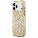 Kryt Guess Leopard Glitter MagSafe iPhone 17 Pro Max - hnědý