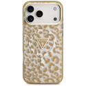 Kryt Guess Leopard Glitter MagSafe iPhone 17 Pro Max - hnědý