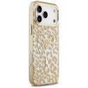 Kryt Guess Leopard Glitter MagSafe iPhone 17 Pro Max - hnědý