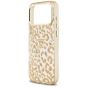 Kryt Guess Leopard Glitter MagSafe iPhone 17 Pro Max - hnědý