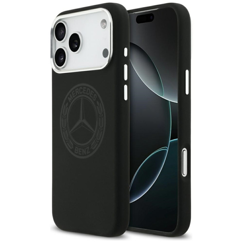 Kryt Mercedes VINTAGE LOGO pro iPhone 17 Pro Max - černý
