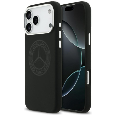 Kryt Mercedes VINTAGE LOGO MagSafe pro iPhone 17 Pro Max černý