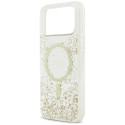 Kryt Guess Resin Bottom Glitter MagSafe iPhone 17 Pro Max - zlatá